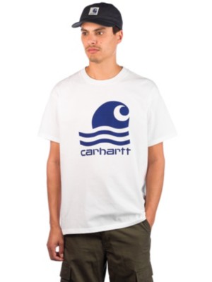 Netthandel Carhartt WIP Swim T skjorte hos Blue Tomato Carhartt WIP SWIM - T-shirts med print - white/submarine